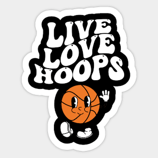 eat sleep basketball Sticker